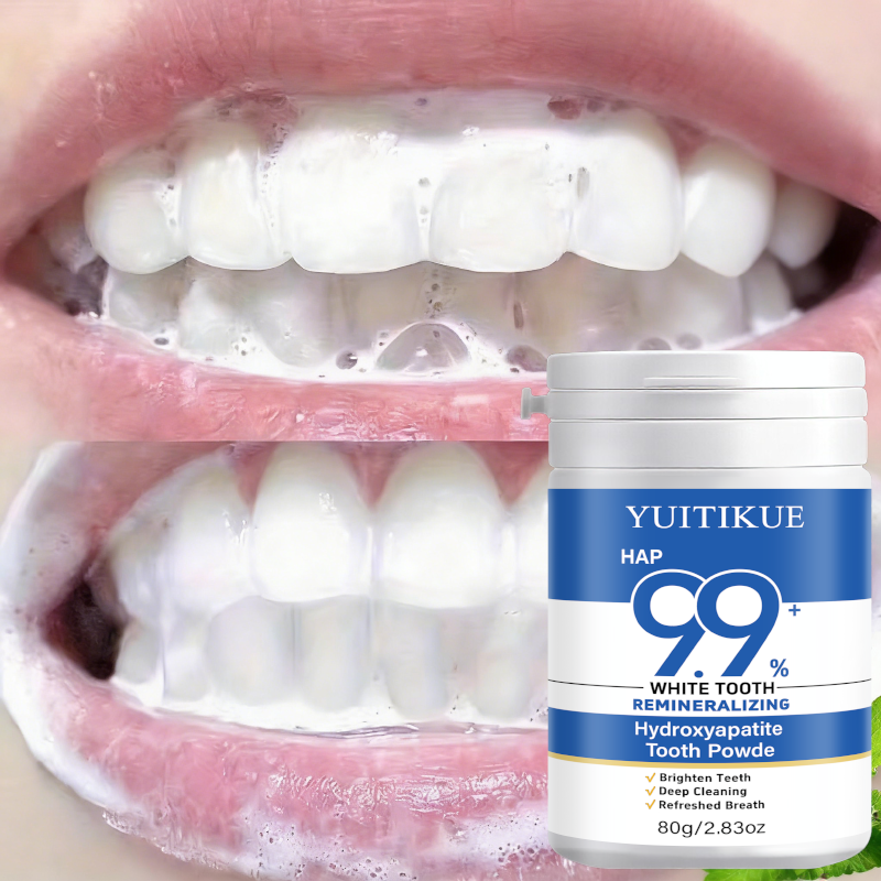Remineralizing Toothpaste - YUITIKUE 99% HAP Hydroxyapatite Tooth Powder