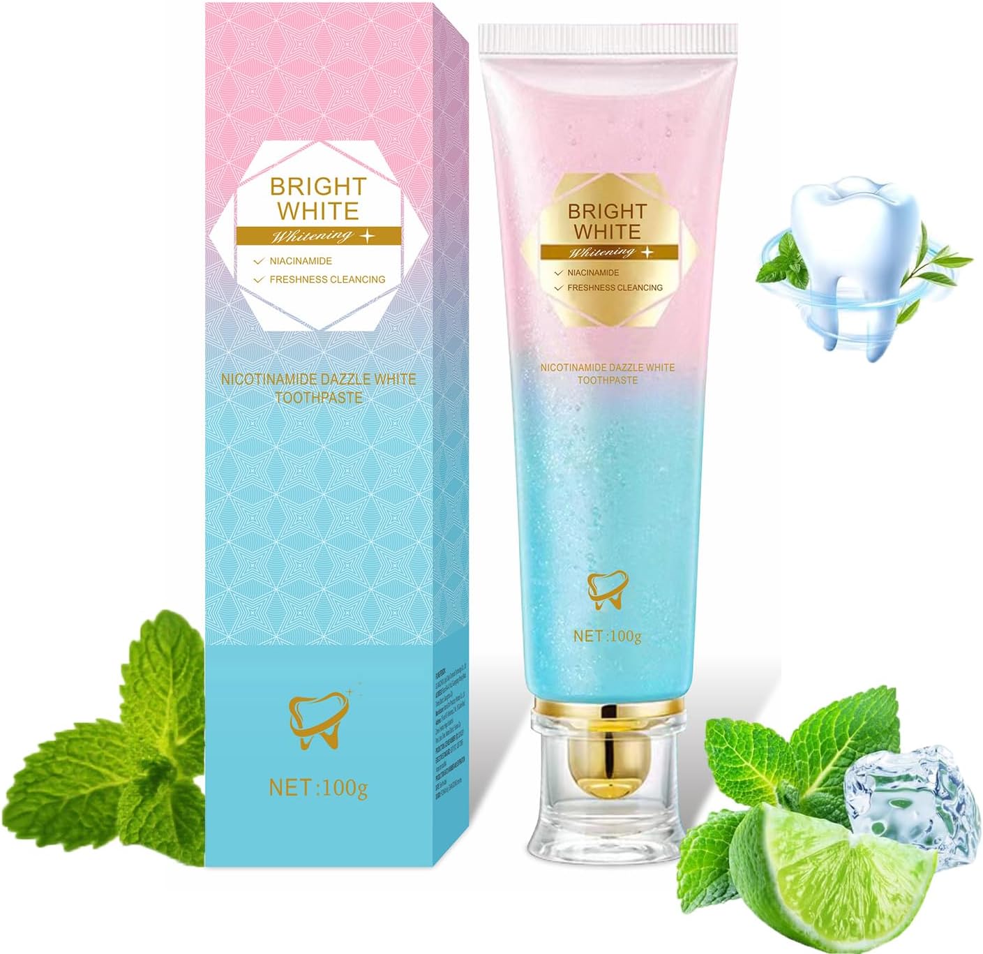 Remineralizing Toothpaste - Niacinamide Whitening Toothpaste Intensive Whitens Teeth