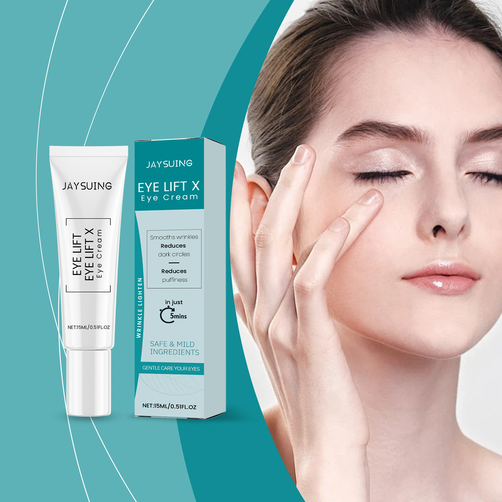 Charcoal Whitening Paste - Tightening Care Eye Cream Reduce Fine