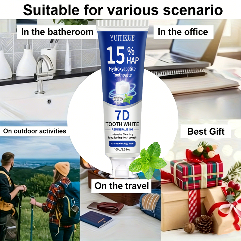 YUITIKUE 15% HAP Hydroxyapatit - Remineralizing Toothpaste recension och pris