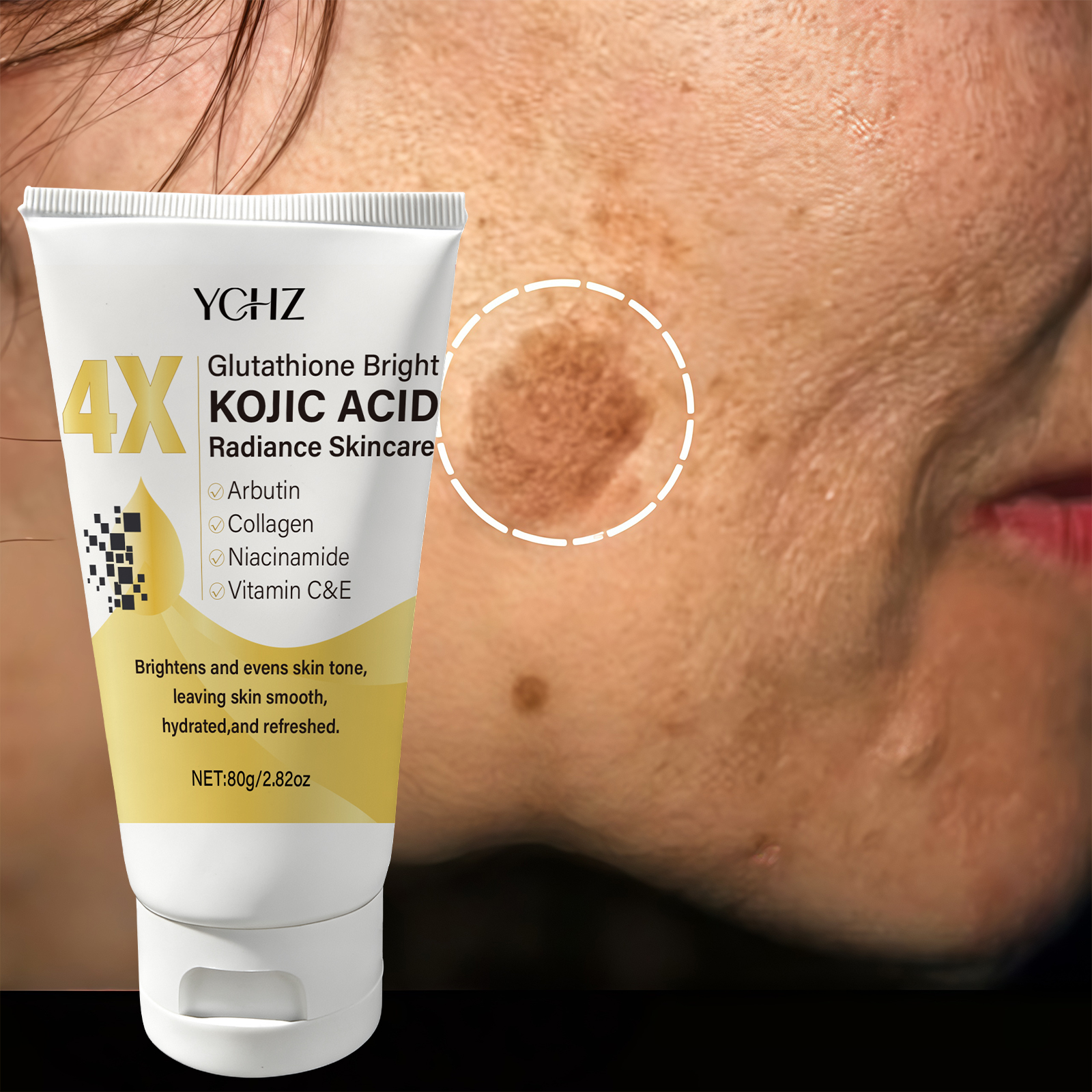 Kojic Acid Face Cream Evens Ou - Charcoal Whitening Paste recension och pris