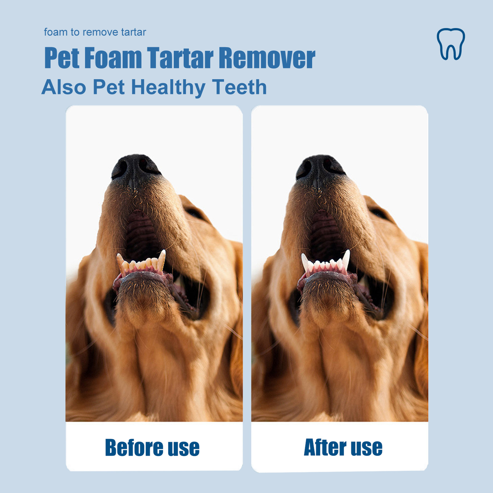 60ml Pets Oral Care Foam Gentl - Teeth Whitening Foam recension och pris