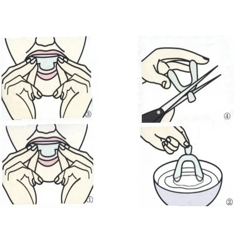 1/3/6pairs Silicone Mouth Guar - Teeth Whitening For Trays recension och pris