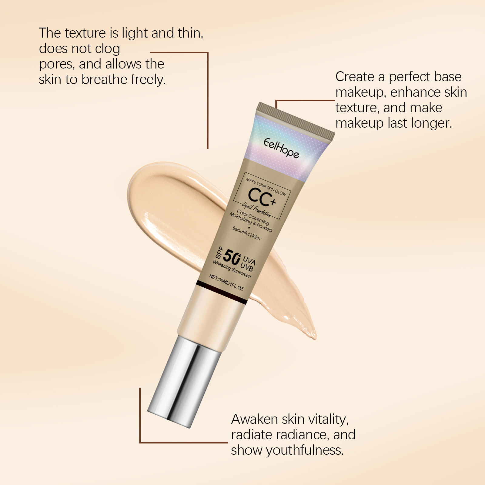 Flawless CC Cream Long Lasting - Charcoal Whitening Paste recension och pris
