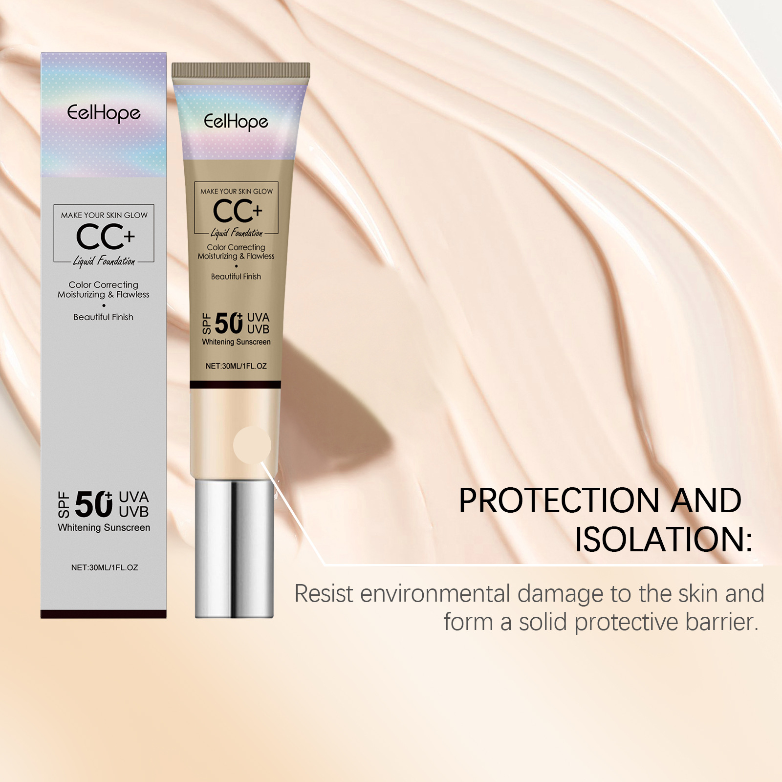 Flawless CC Cream Long Lasting - Charcoal Whitening Paste recension och pris