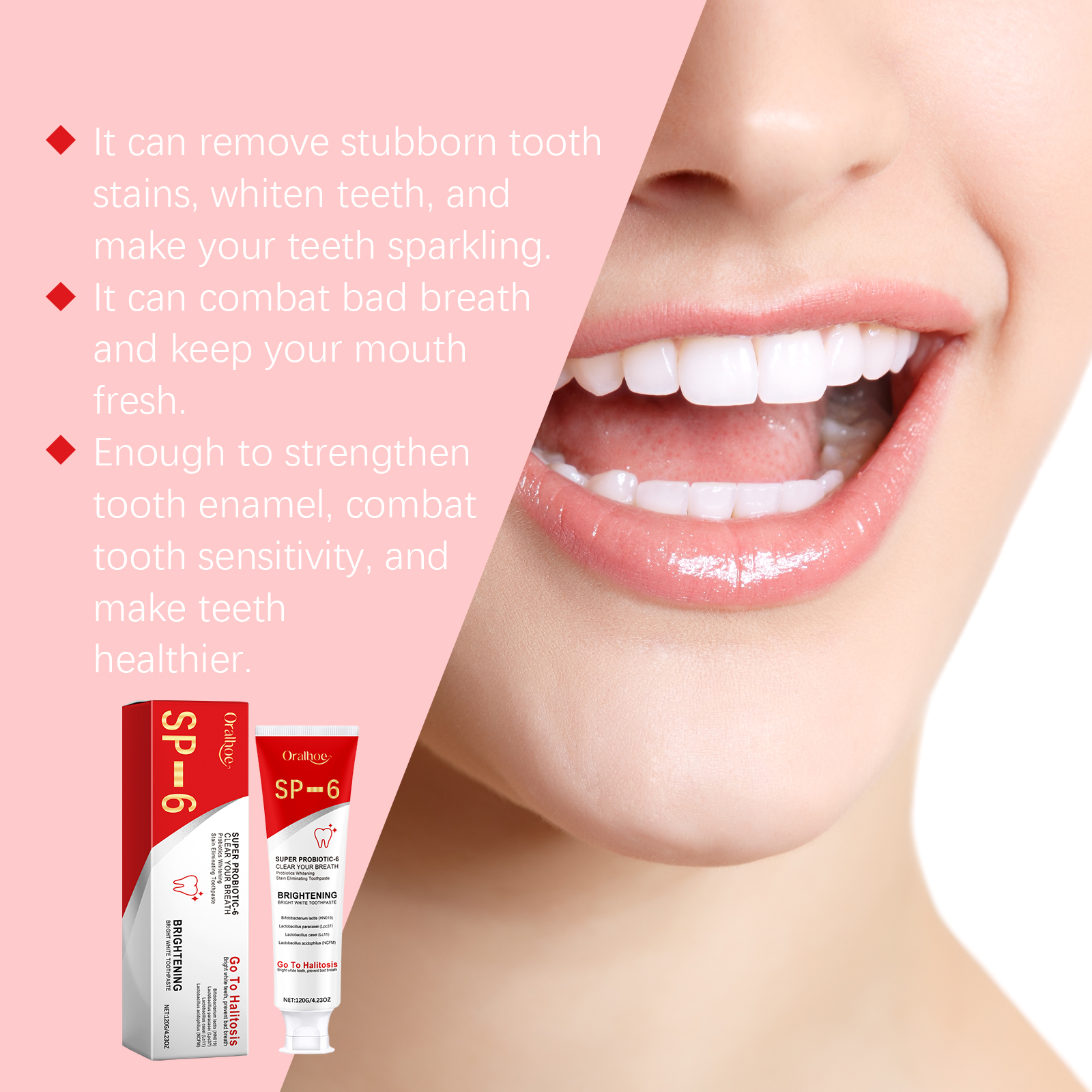 Sp6 Probiotic Toothpaste Deep  - Remineralizing Toothpaste recension och pris