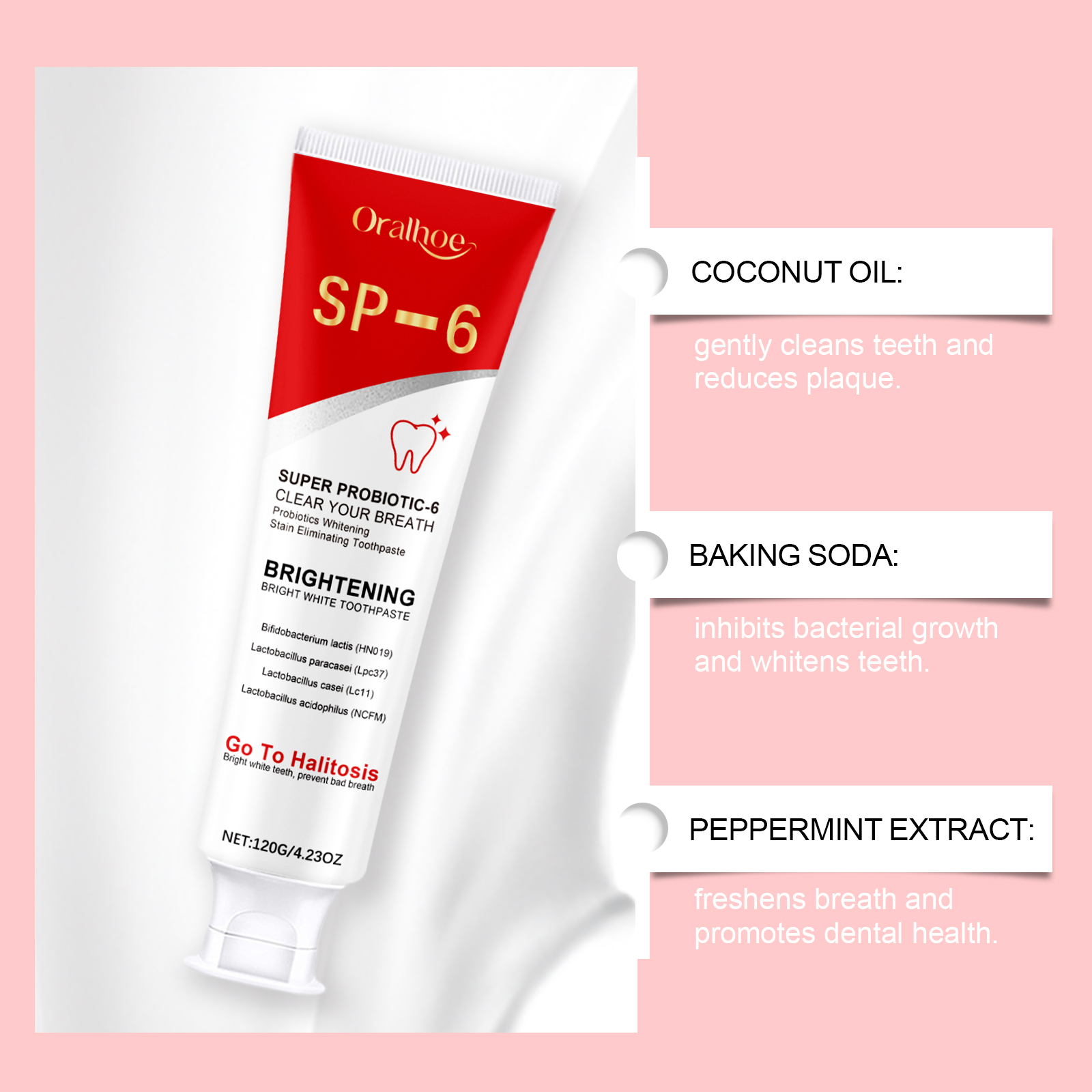 Sp6 Probiotic Toothpaste Deep  - Remineralizing Toothpaste recension och pris