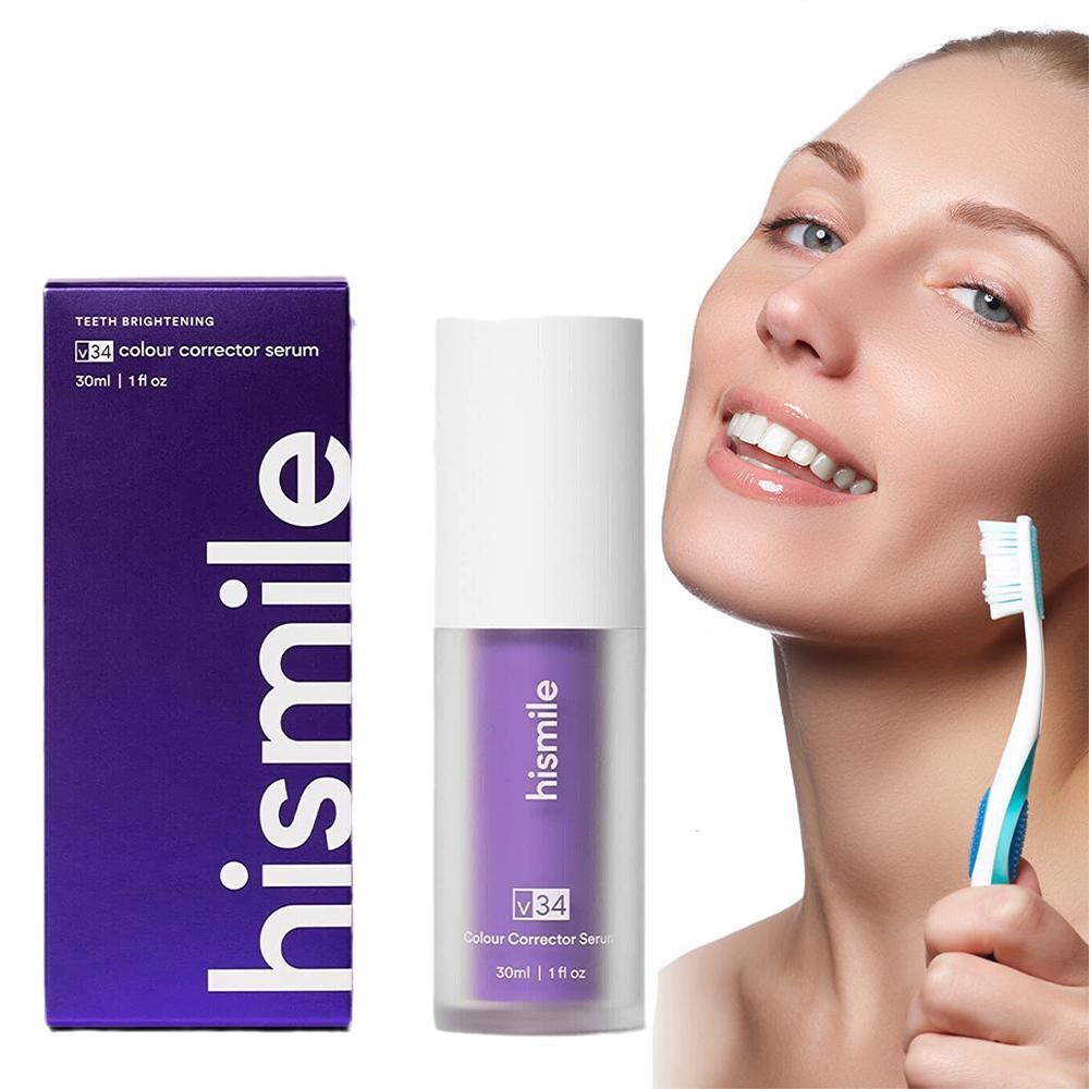 30ml Hismile V34 Purple Teeth  - Teeth Whitening Foam recension och pris