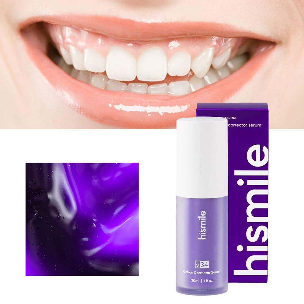 30ml Hismile V34 Purple Teeth  - Teeth Whitening Foam recension och pris