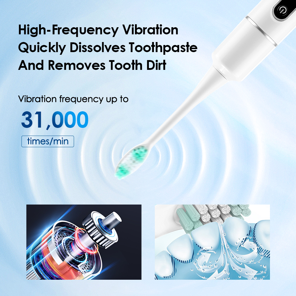 Electric Toothbrush Sonic Vibr - Electric Toothbrush Sonic recension och pris