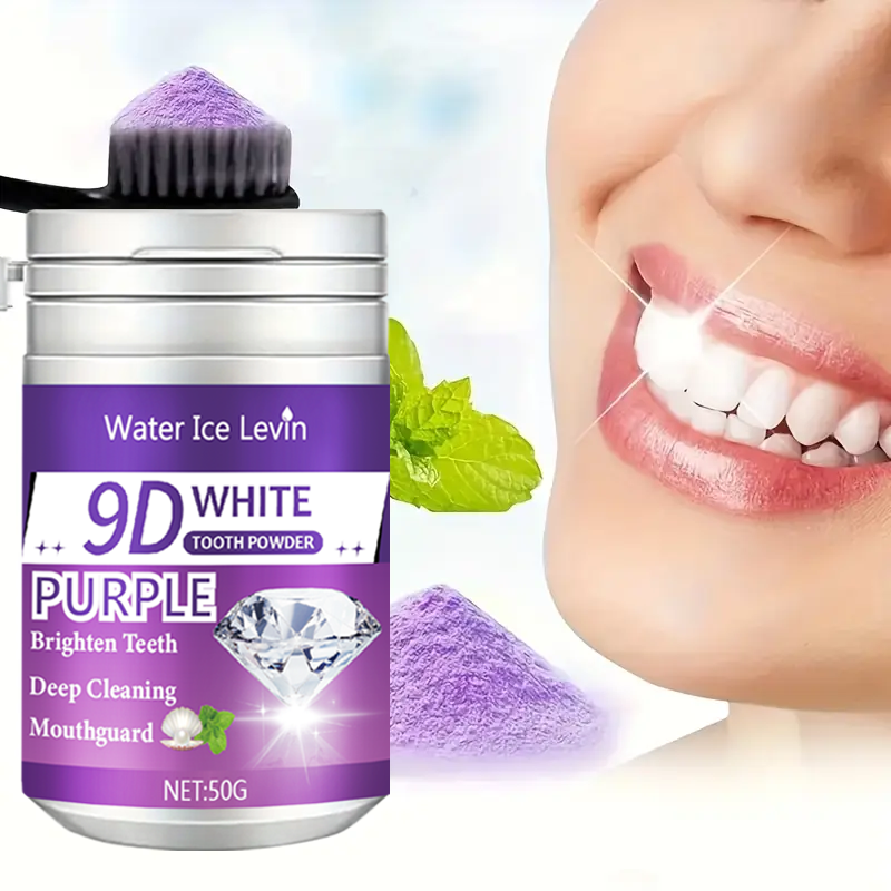 9D White Purple Toothpowder. B - Teeth Whitening Near Me recension och pris