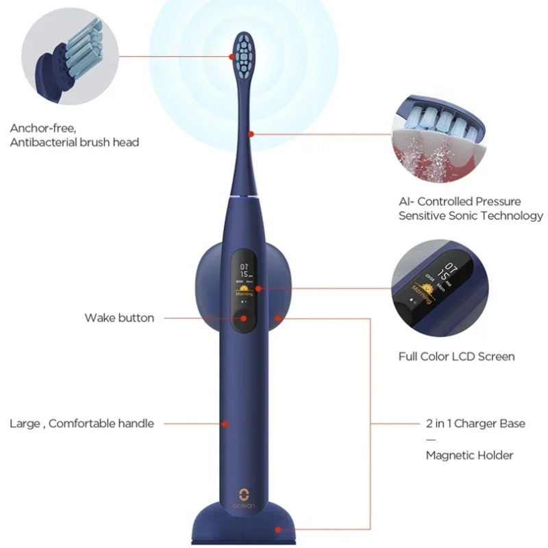 Oclean X Pro Sonic Electric To - Electric Toothbrush Sonic recension och pris