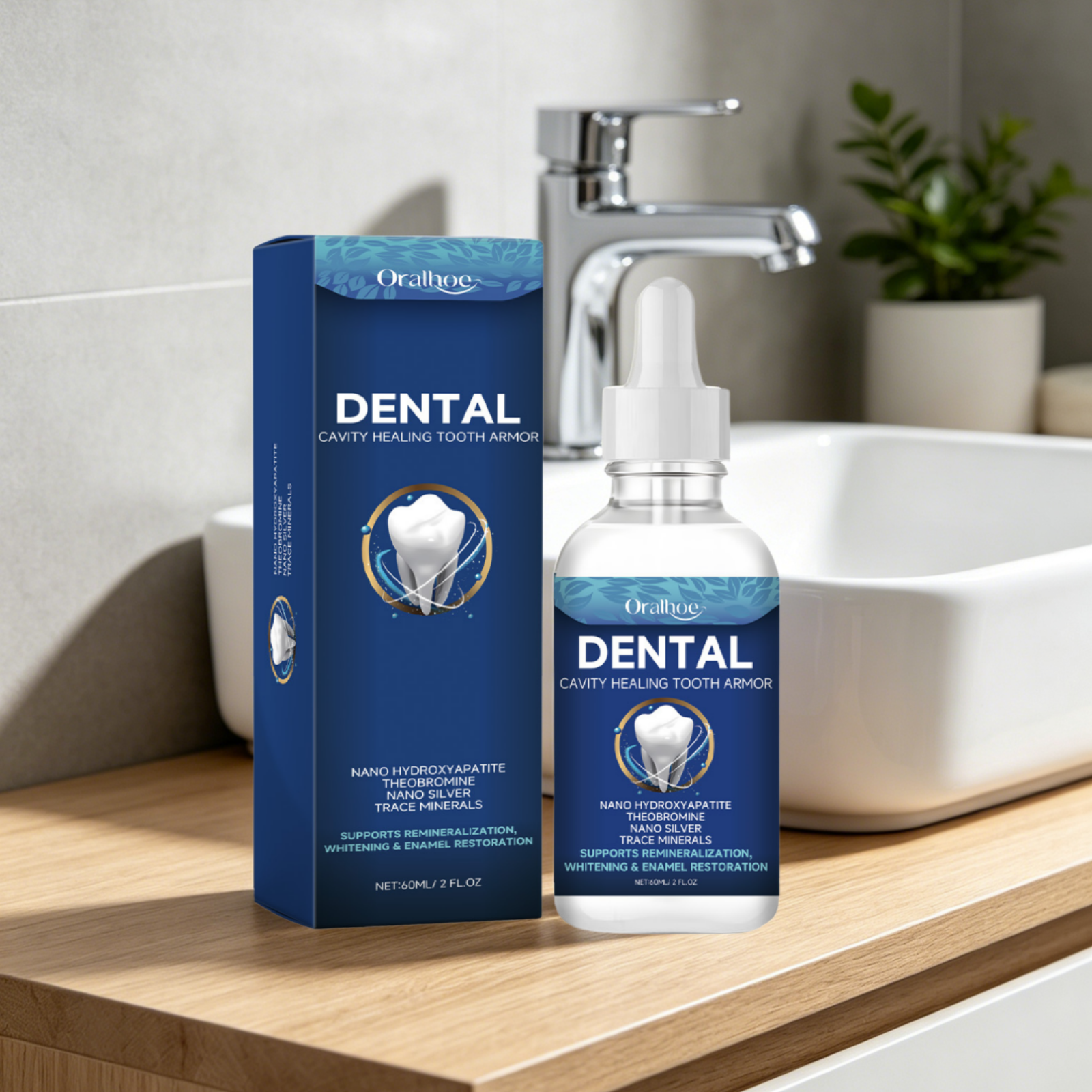 Oralhoe Dental Care Serum Teet - Remineralizing Toothpaste recension och pris