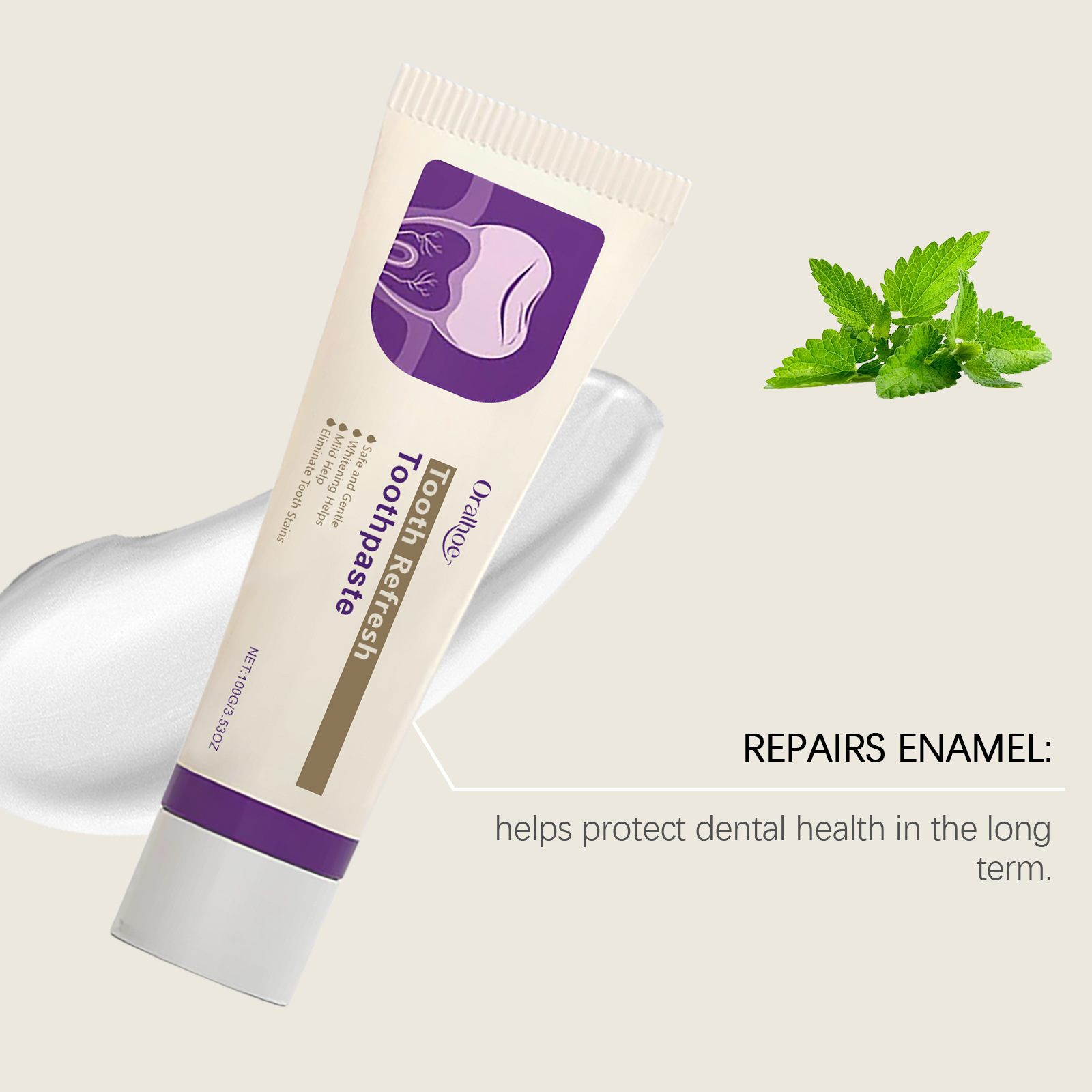 Teeth Refresh Toothpaste White - Remineralizing Toothpaste recension och pris