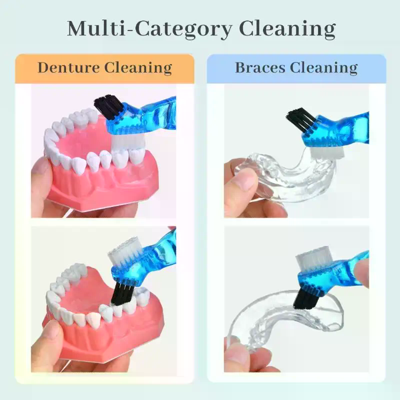 1Pcs Mini Denture Cleaning Bru - Teeth Whitening For Braces recension och pris