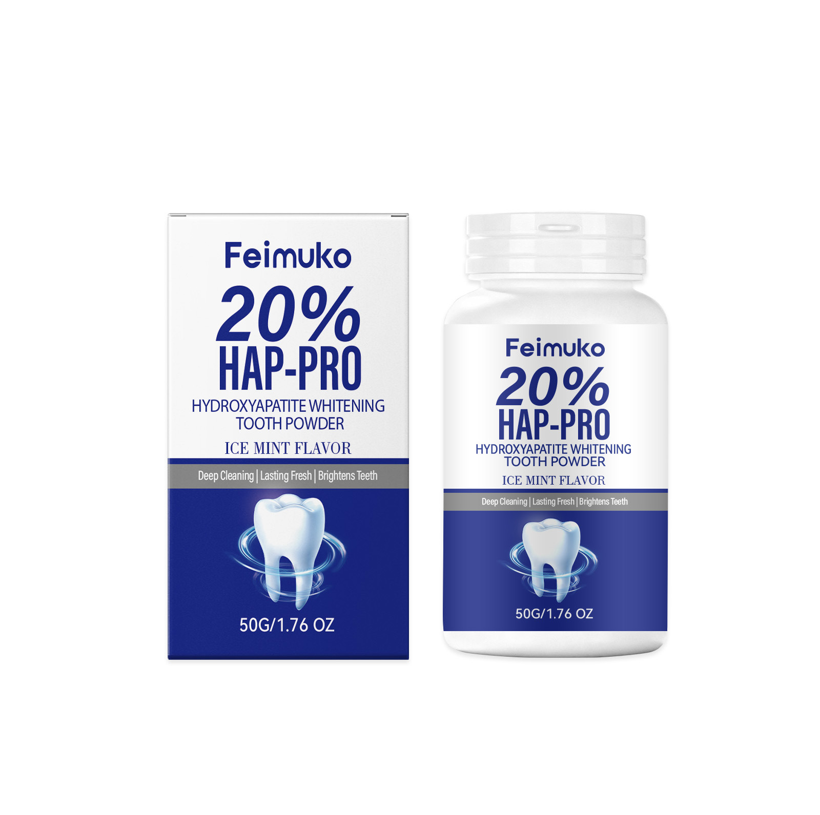 20% Hydroxyapatite Tooth Powde - Teeth Whitening Near Me recension och pris