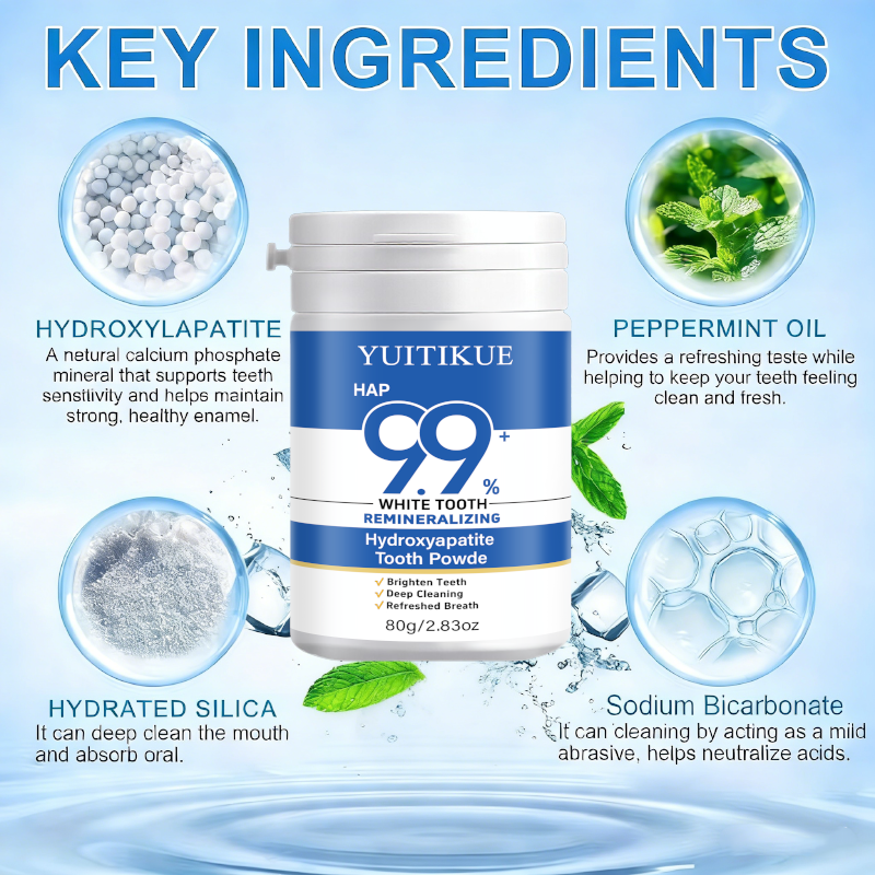 YUITIKUE 99% HAP Hydroxyapatit - Remineralizing Toothpaste recension och pris