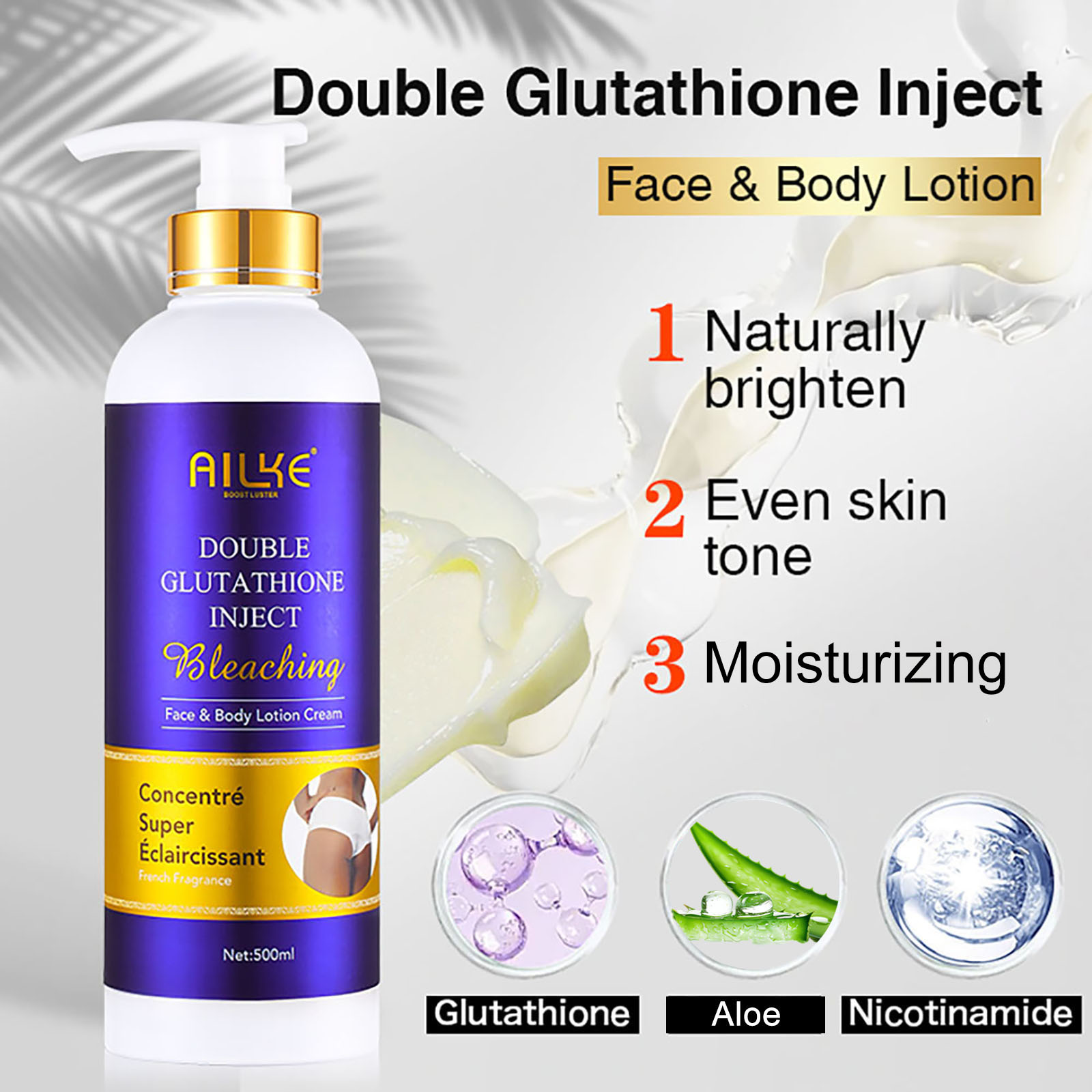 AILKE Whitening Cream, Glutath - Charcoal Whitening Paste recension och pris