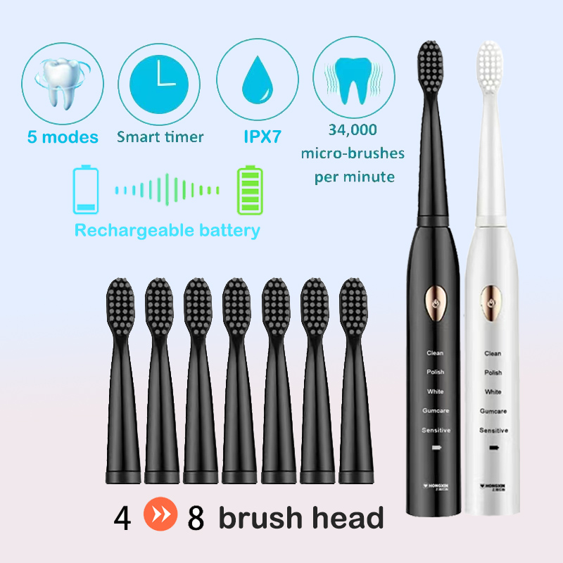 Electric Toothbrush 5-gear Mod - Electric Toothbrush Sonic recension och pris