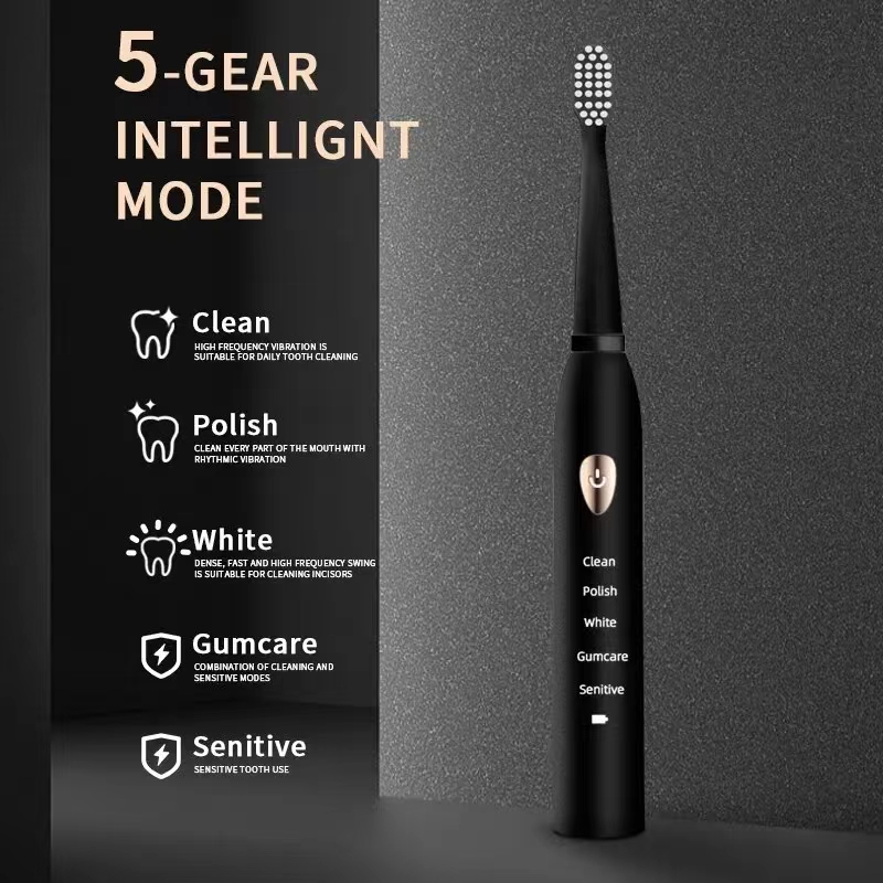 Electric Toothbrush 5-gear Mod - Electric Toothbrush Sonic recension och pris