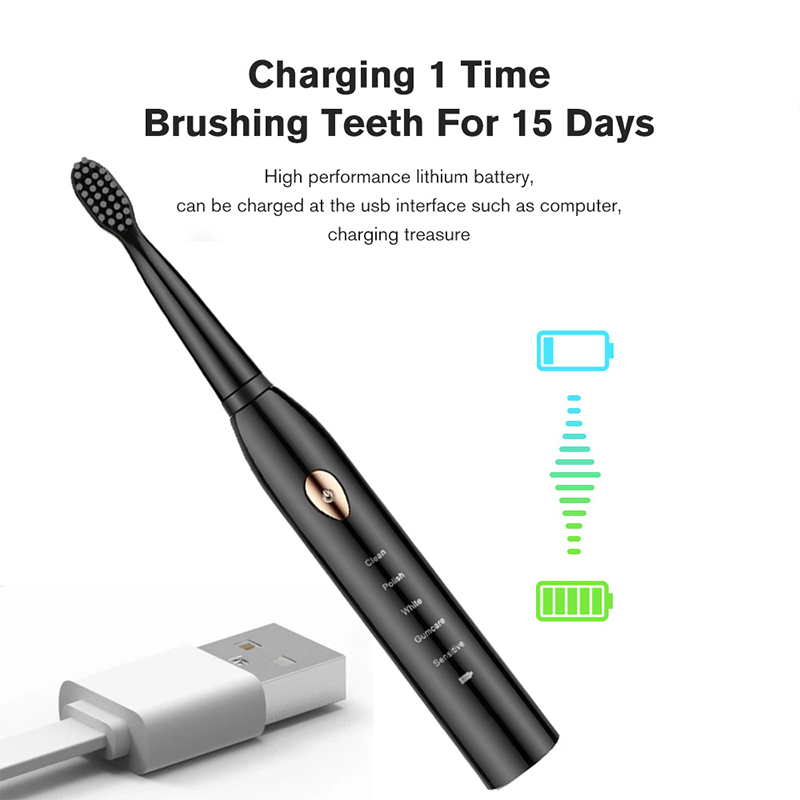 Electric Toothbrush 5-gear Mod - Electric Toothbrush Sonic recension och pris