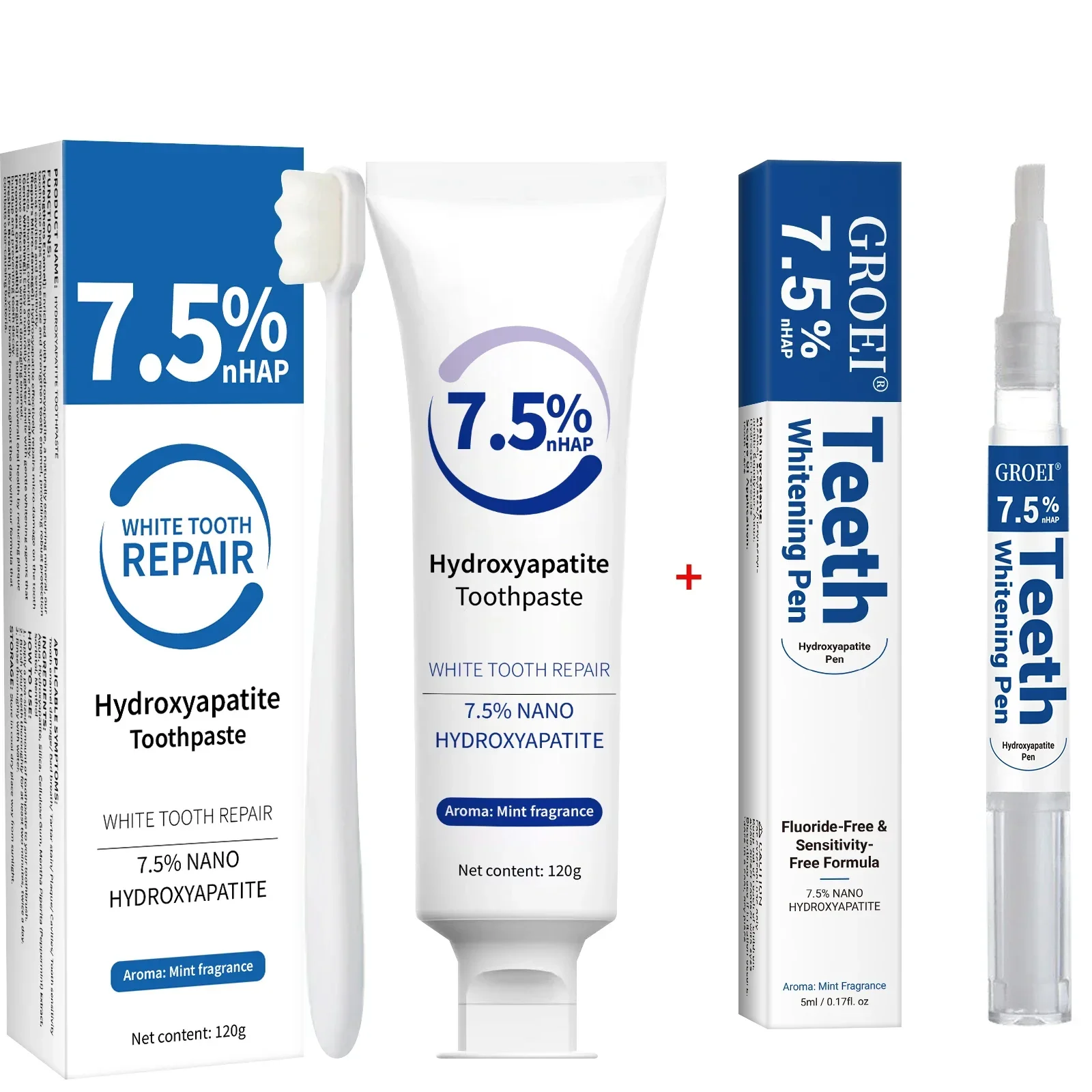 Toothpaste & Whitening Pen Kit - Remineralizing Toothpaste recension och pris