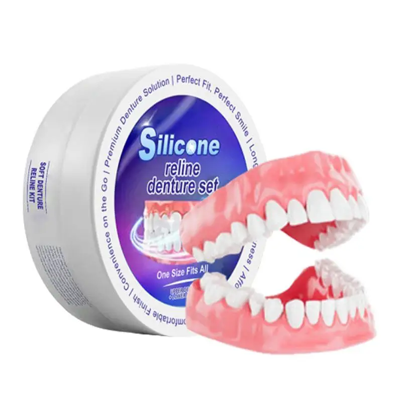 Silicone Denture Set Fit Tempo - Teeth Whitening For Braces recension och pris