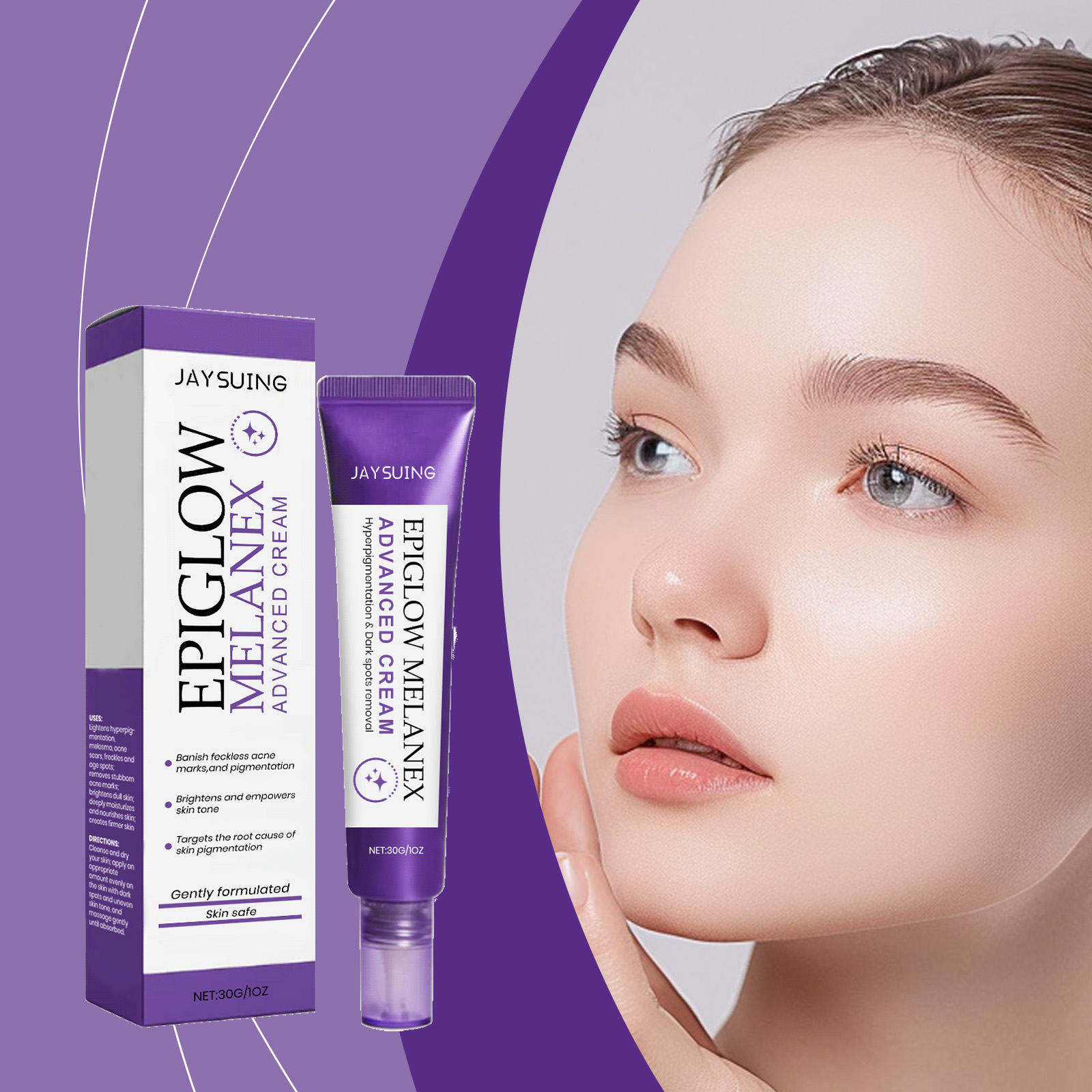 Removing Spots Cream Anti-Agin - Charcoal Whitening Paste recension och pris