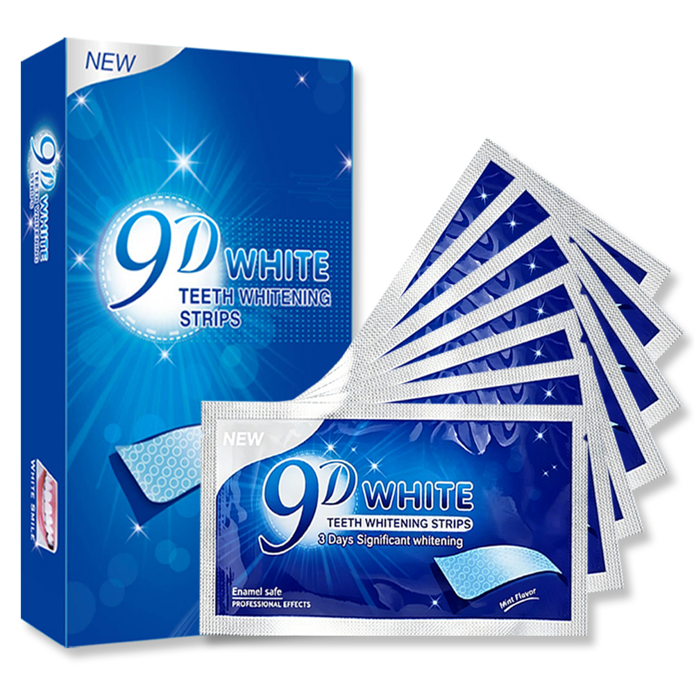 9D White Teeth Whitening Strip - Teeth Whitening Street recension och pris
