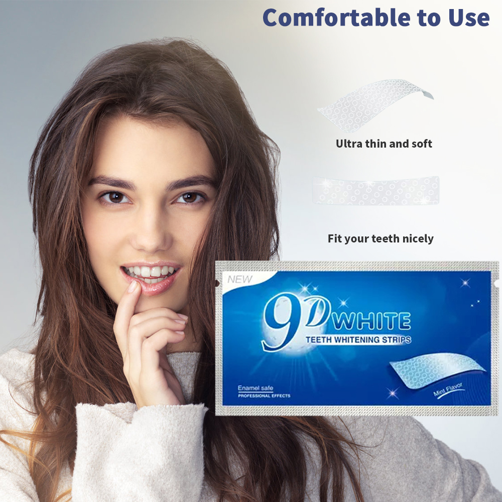 9D White Teeth Whitening Strip - Teeth Whitening Street recension och pris