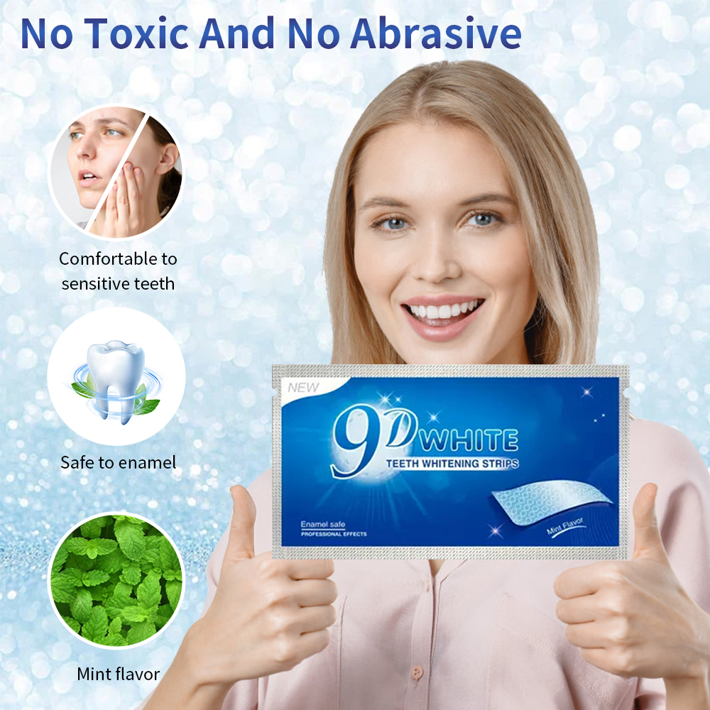 9D White Teeth Whitening Strip - Teeth Whitening Street recension och pris