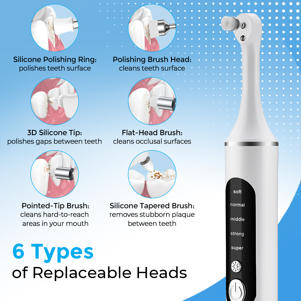 Electric Tooth Polisher Teeth  - Teeth Whitening With Led Light recension och pris