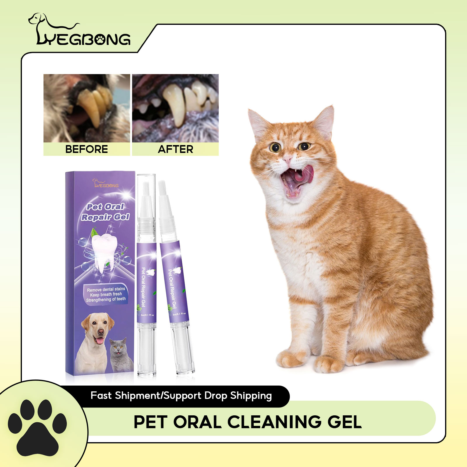 Pet Oral Repair Gel Puppy Tart - Teeth Whitening Near Me recension och pris