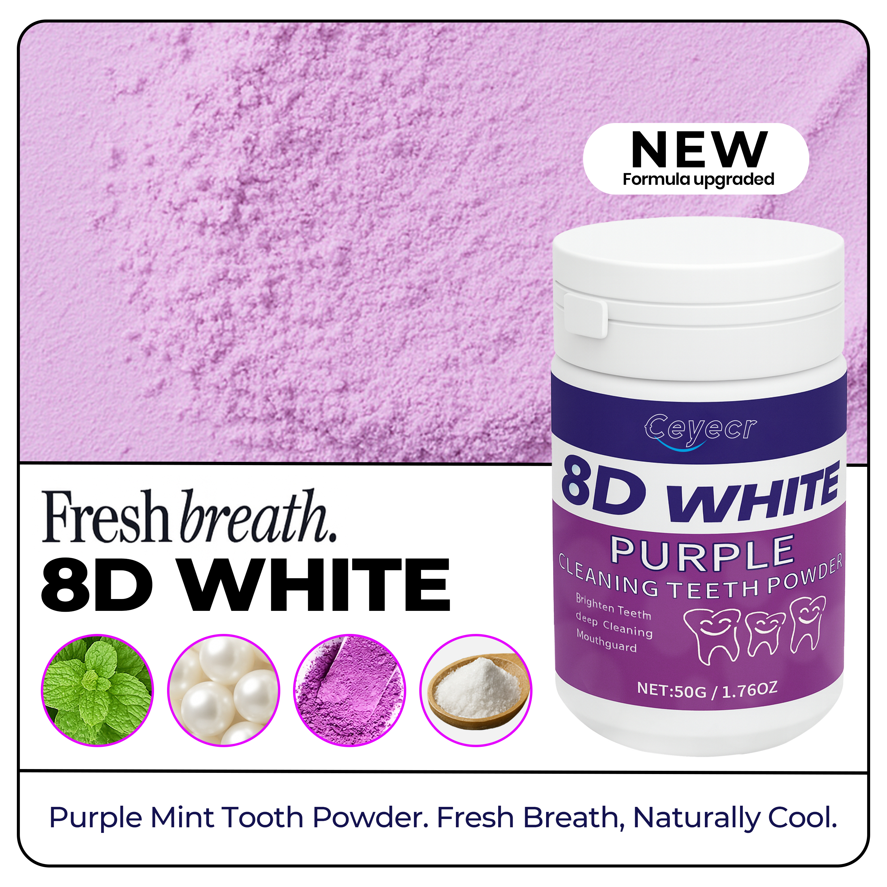 8D white Teeth Whitening Powde - Teeth Whitening Near Me recension och pris