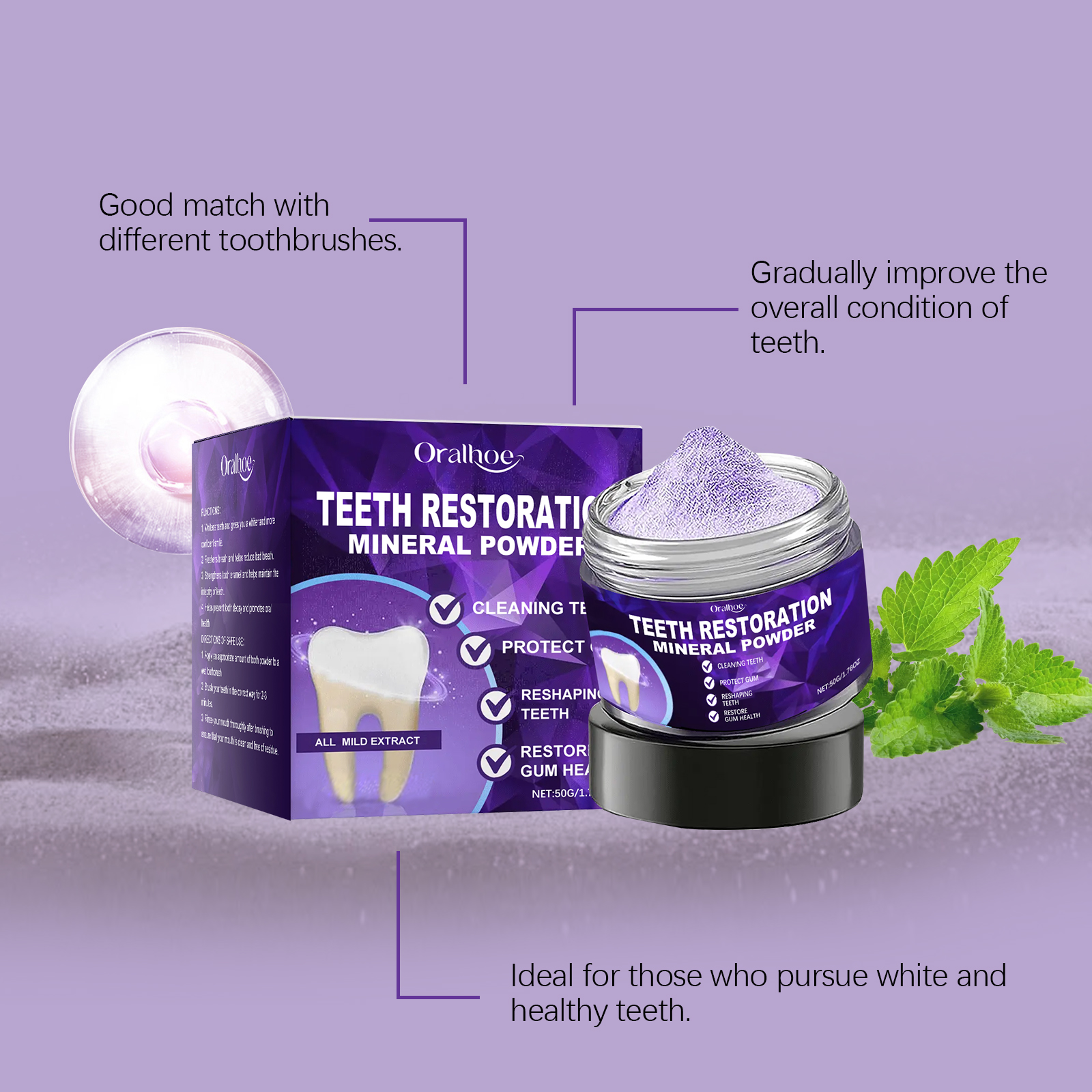 Tooth Powder Remineralizing Na - Remineralizing Toothpaste recension och pris