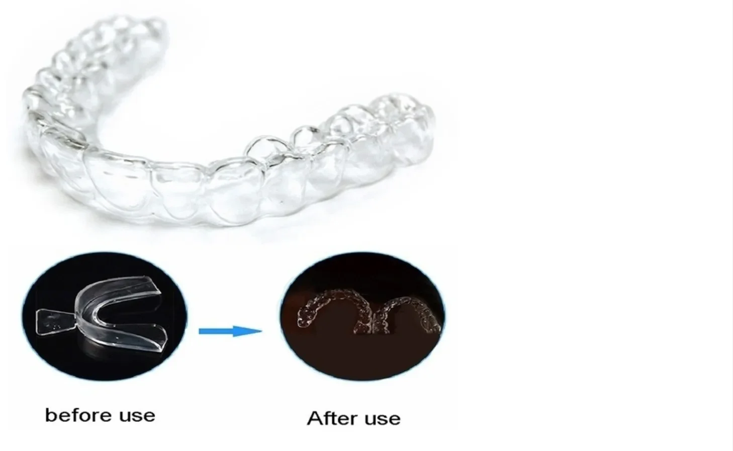 10pcs Mouth Guard Teeth Protec - Teeth Whitening For Trays recension och pris
