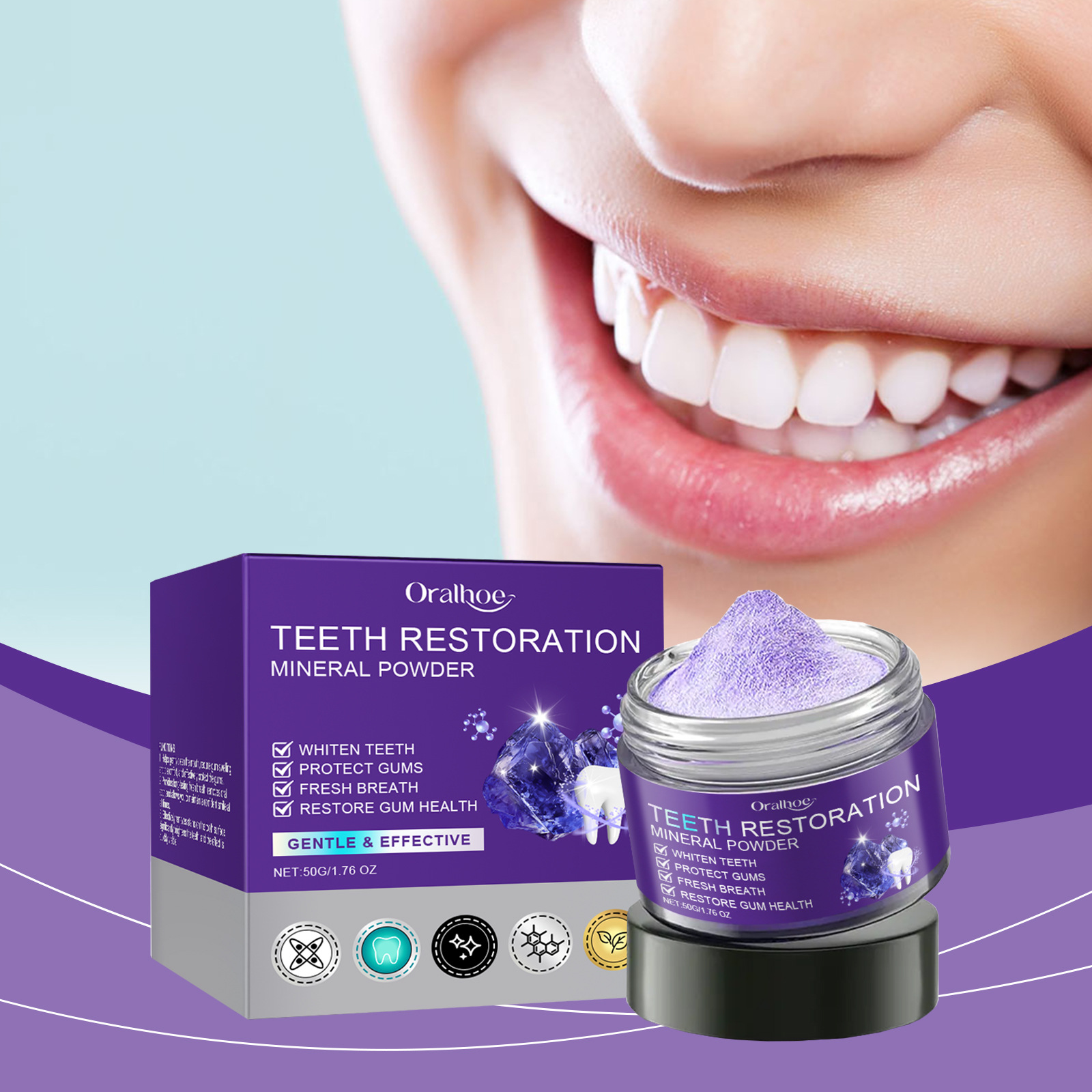 Teeth Restoration Mineral Powd - Teeth Whitening Near Me recension och pris
