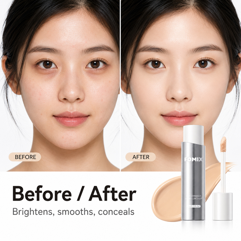 FOMIX Liquid Concealer Full Co - Charcoal Whitening Paste recension och pris
