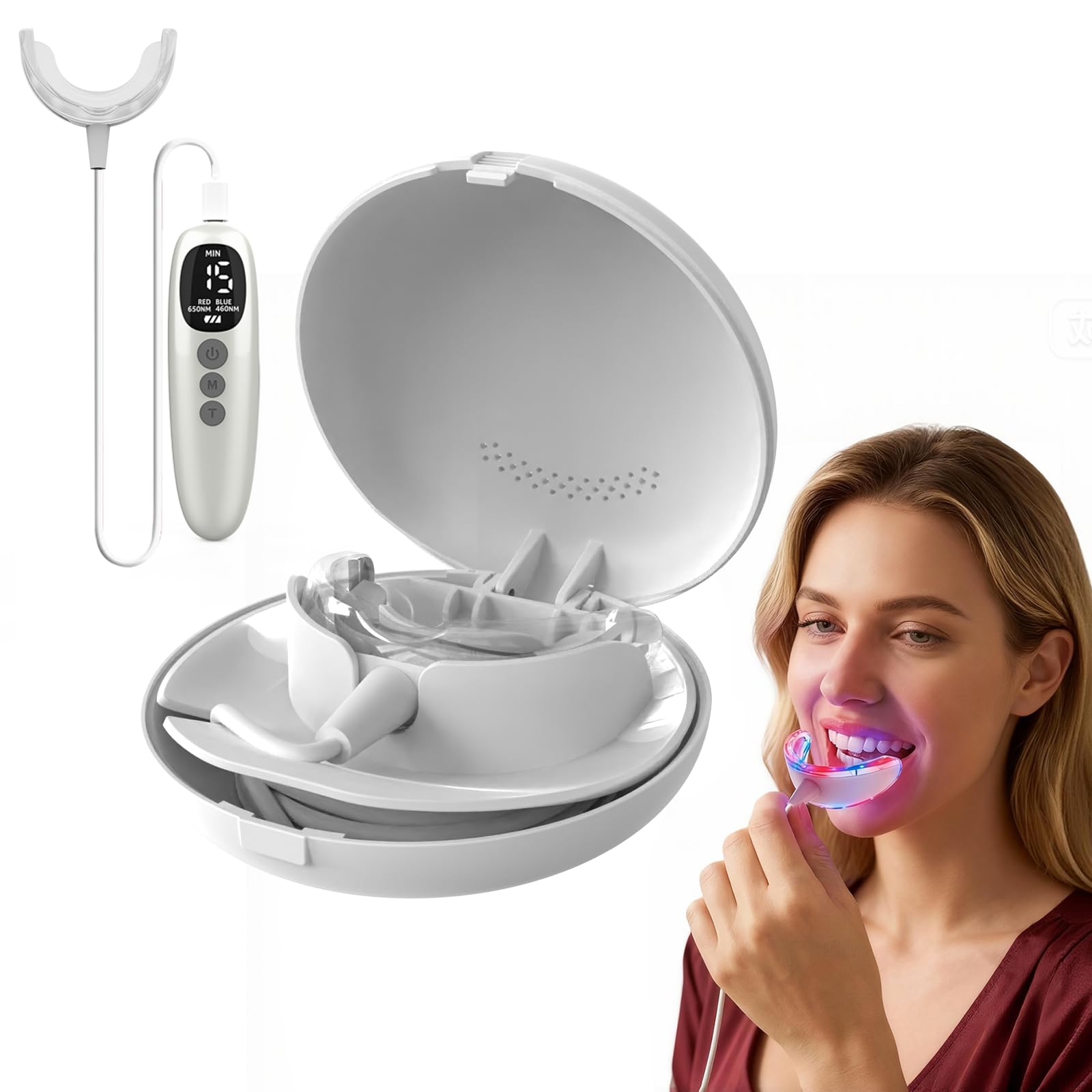 Teeth Whitening Kit 18 Diode R - Teeth Whitening With Blue Light recension och pris