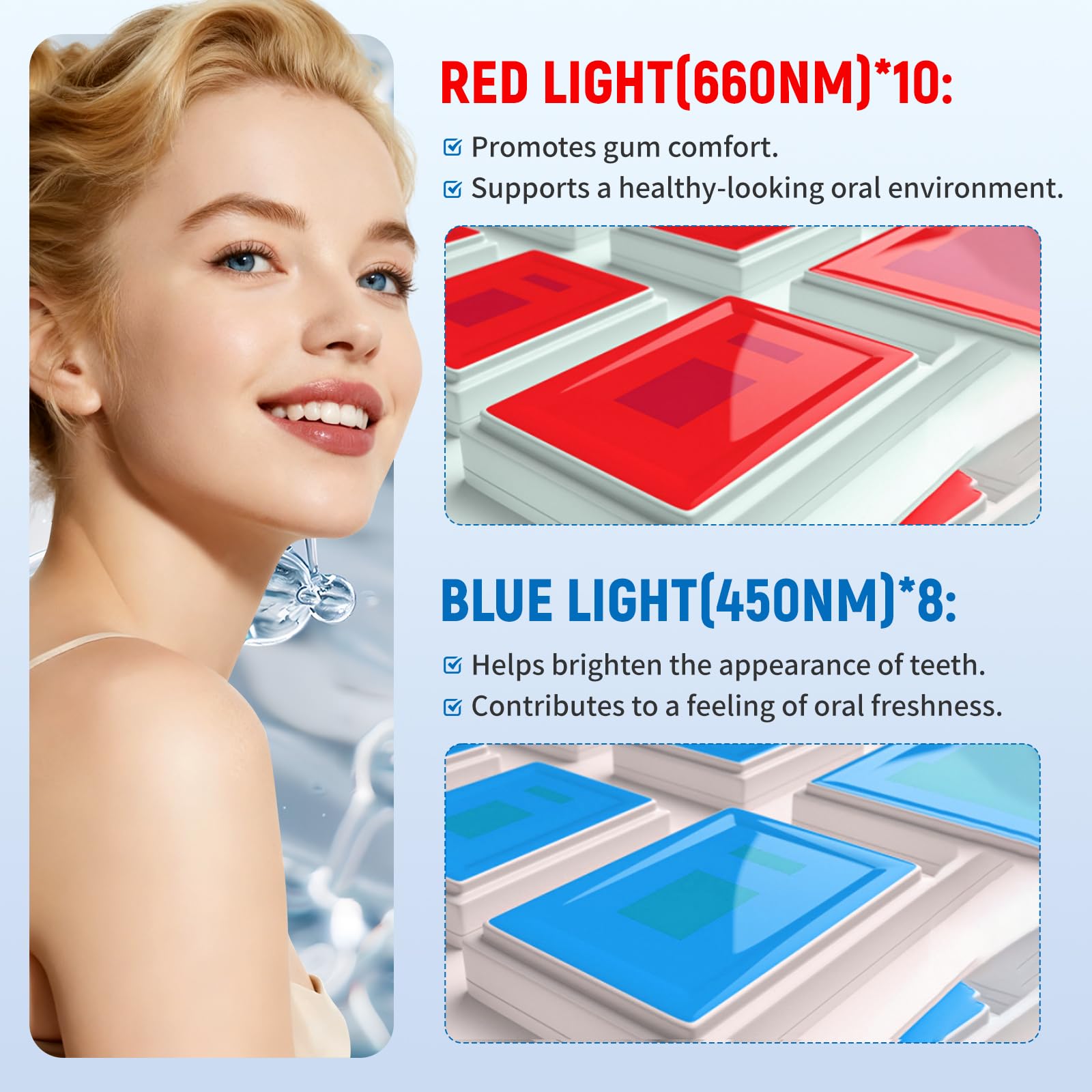Teeth Whitening Kit 18 Diode R - Teeth Whitening With Blue Light recension och pris