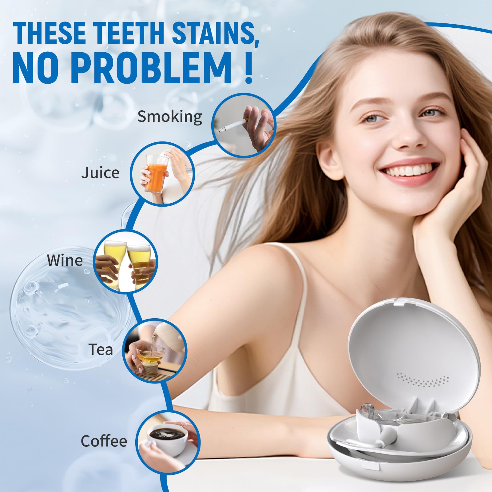 Teeth Whitening Kit 18 Diode R - Teeth Whitening With Blue Light recension och pris