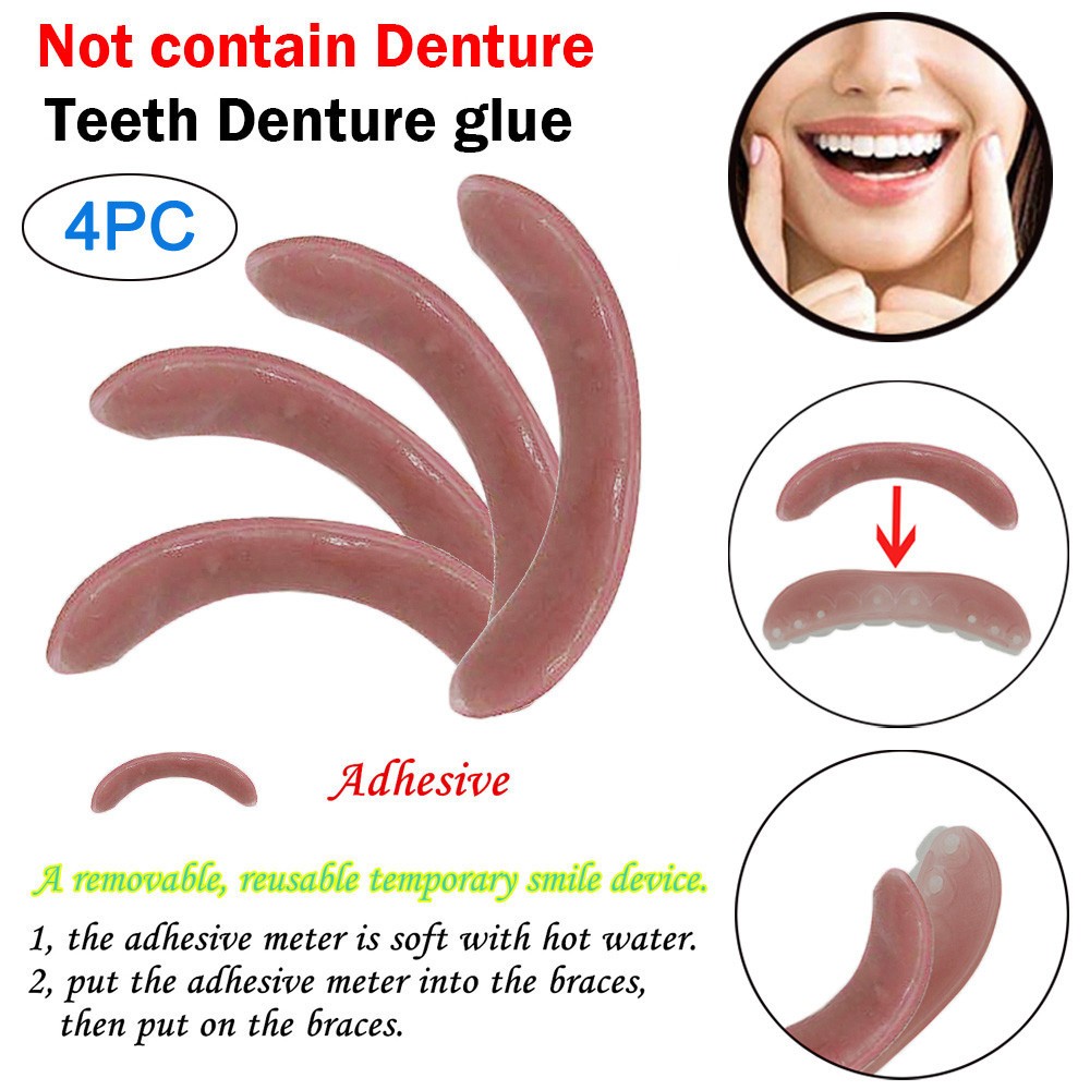 4/8 Pcs Whitening Braces Adhes - Teeth Whitening Street recension och pris