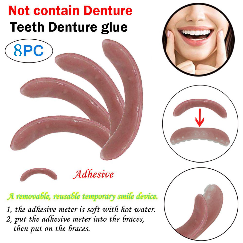 4/8 Pcs Whitening Braces Adhes - Teeth Whitening Street recension och pris