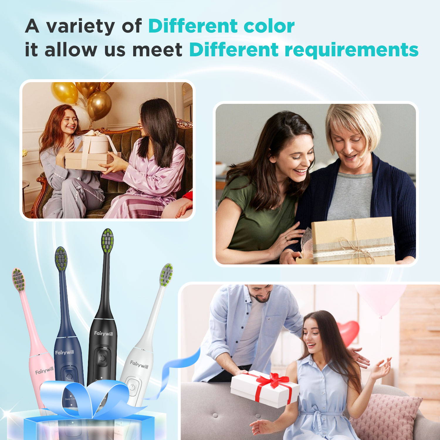 Fairywill Ultrasonic Electric  - Electric Toothbrush Sonic recension och pris
