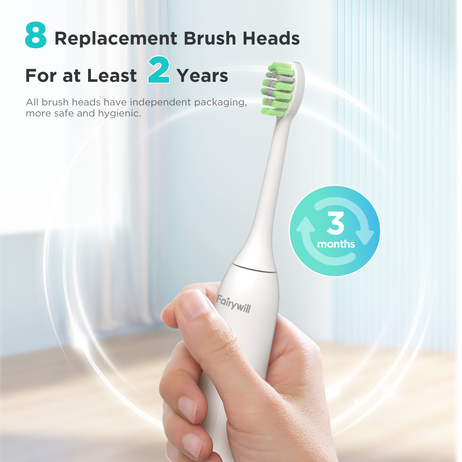 Fairywill Ultrasonic Electric  - Electric Toothbrush Sonic recension och pris