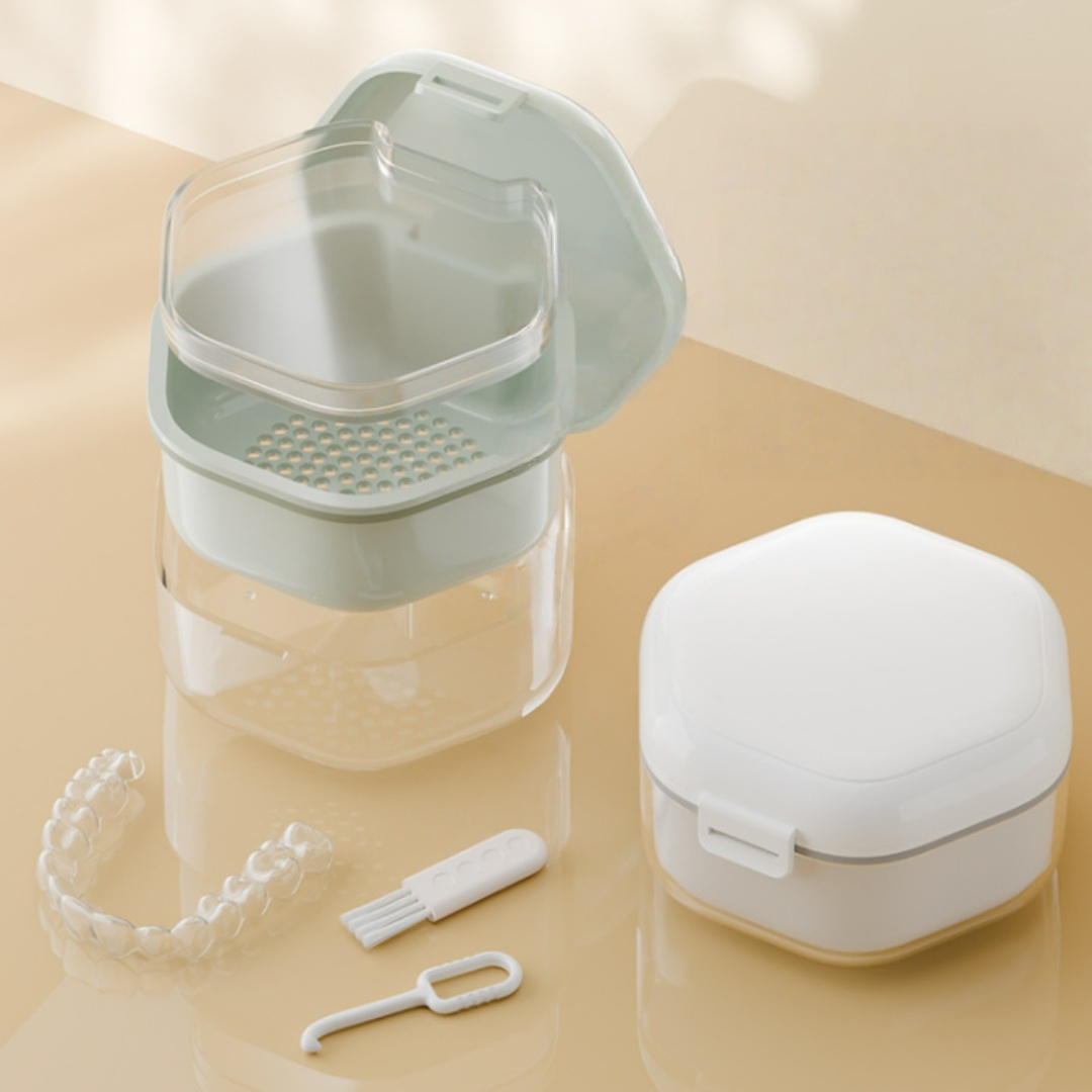 1pcs Portable Denture Soaking  - Teeth Whitening For Braces recension och pris