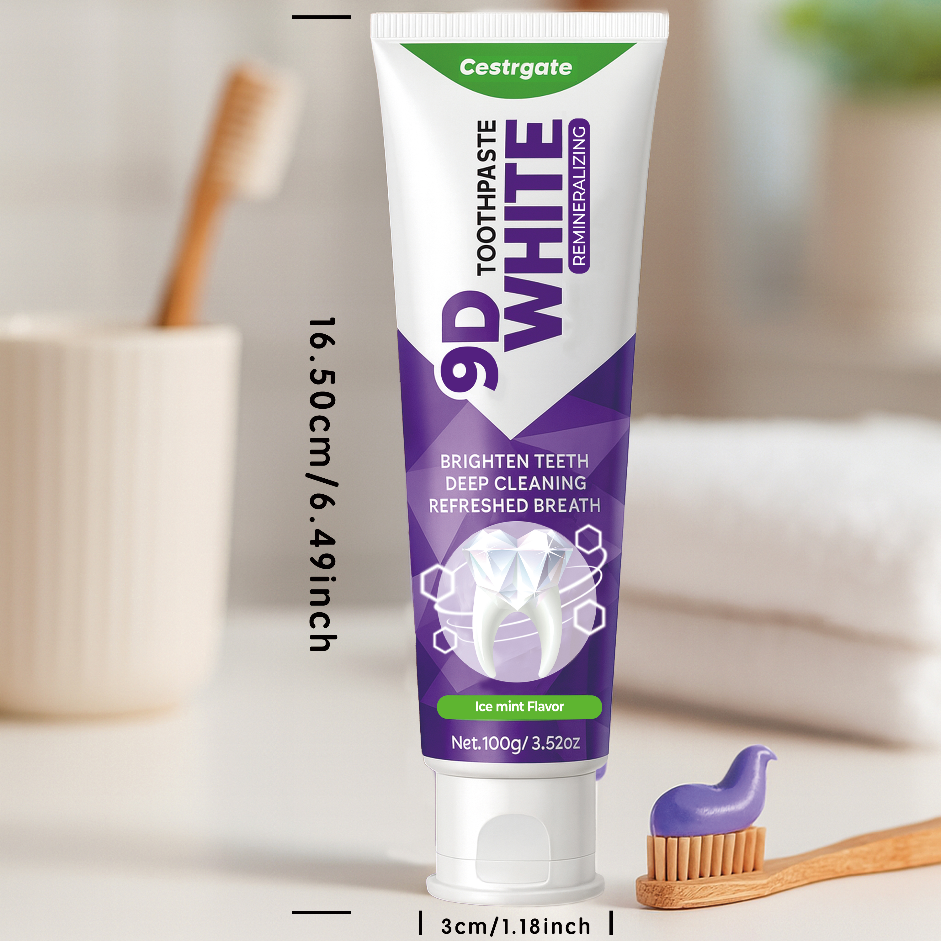 9D White 10% Hydroxyapatite To - Remineralizing Toothpaste recension och pris