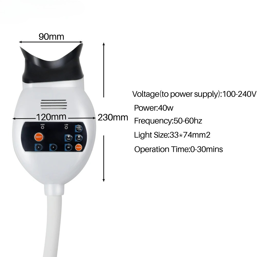 Adjustable 3 Colors LED Teeth  - Teeth Whitening (Bleaching) recension och pris