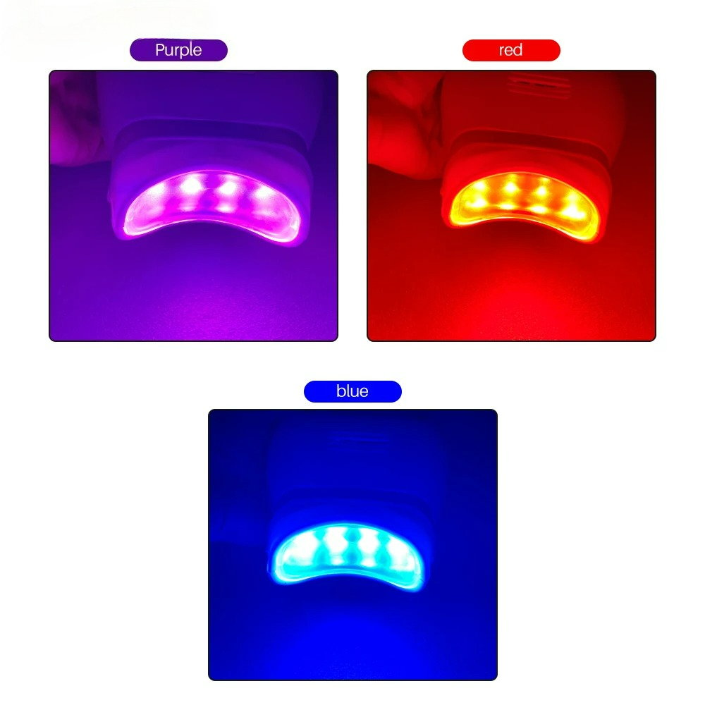 Adjustable 3 Colors LED Teeth  - Teeth Whitening (Bleaching) recension och pris