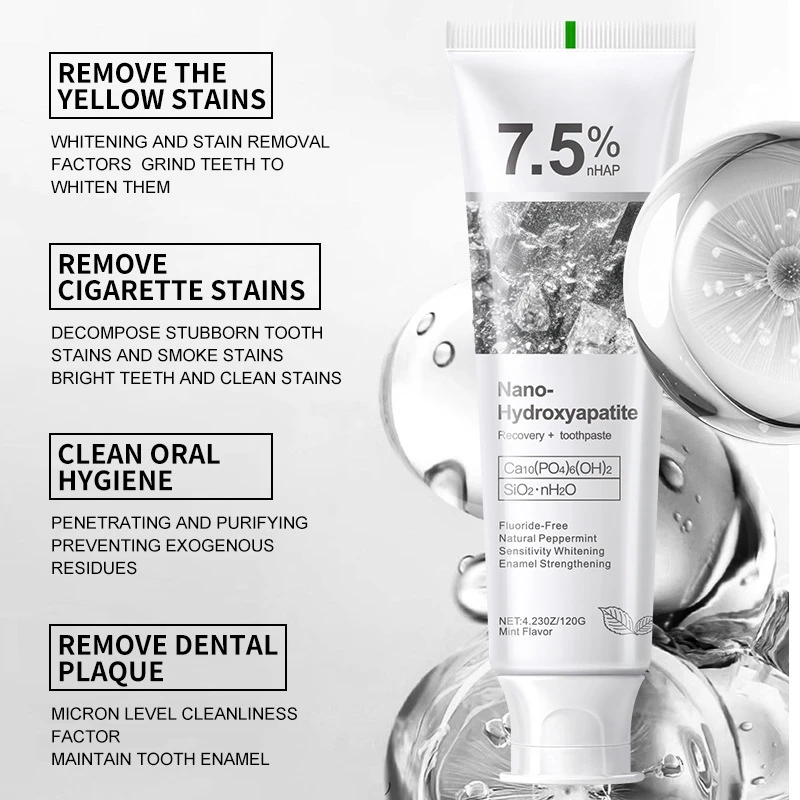 1/3pcs Toothpaste 7.5% Hydroxy - Remineralizing Toothpaste recension och pris